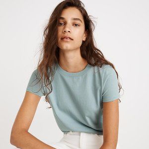 BANANA REPUBLIC Crewneck ShortSleeve Aqua Mint Top